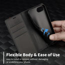 LC.IMEEKE Apple iPhone 16 Series Carbon Fiber Pattern Leather Phone Case