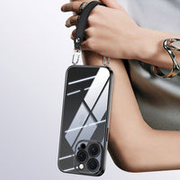 SULADA Apple iPhone Clear Phone Case with Wrist Strap