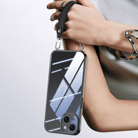SULADA Apple iPhone Clear Phone Case with Wrist Strap