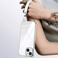 SULADA Apple iPhone Clear Phone Case with Wrist Strap