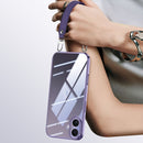 SULADA Apple iPhone Clear Phone Case with Wrist Strap
