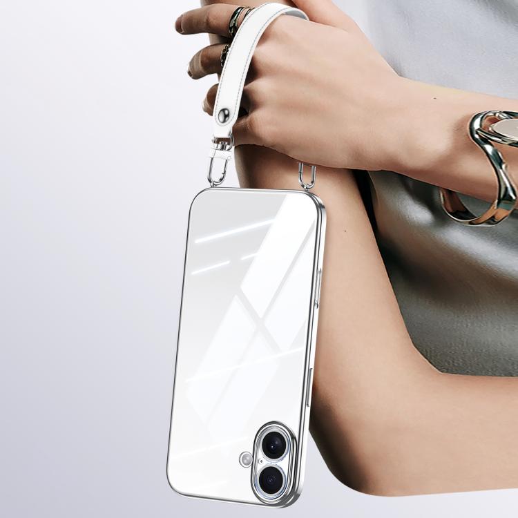 SULADA Apple iPhone Clear TPU Phone Case with Wrist Strap