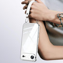 SULADA Apple iPhone Clear TPU Phone Case with Wrist Strap