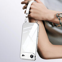 SULADA Apple iPhone Clear TPU Phone Case with Wrist Strap