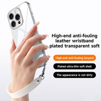 SULADA Apple iPhone Clear Phone Case with Wrist Strap
