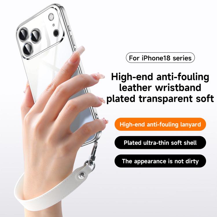 SULADA Apple iPhone Clear Phone Case with Wrist Strap