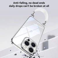 SULADA Apple iPhone Clear Phone Case with Wrist Strap