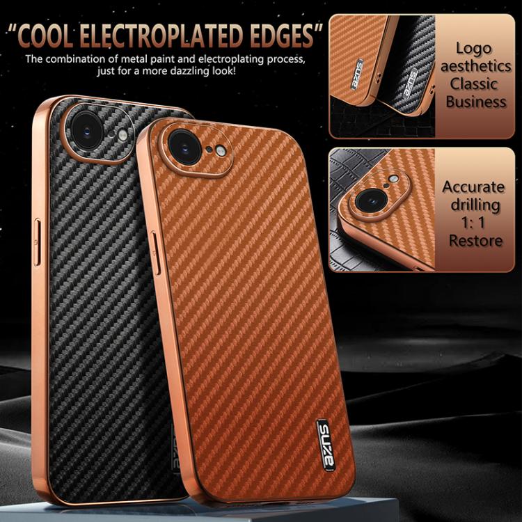 AZNS Apple iPhone Carbon Fiber Texture Phone Case