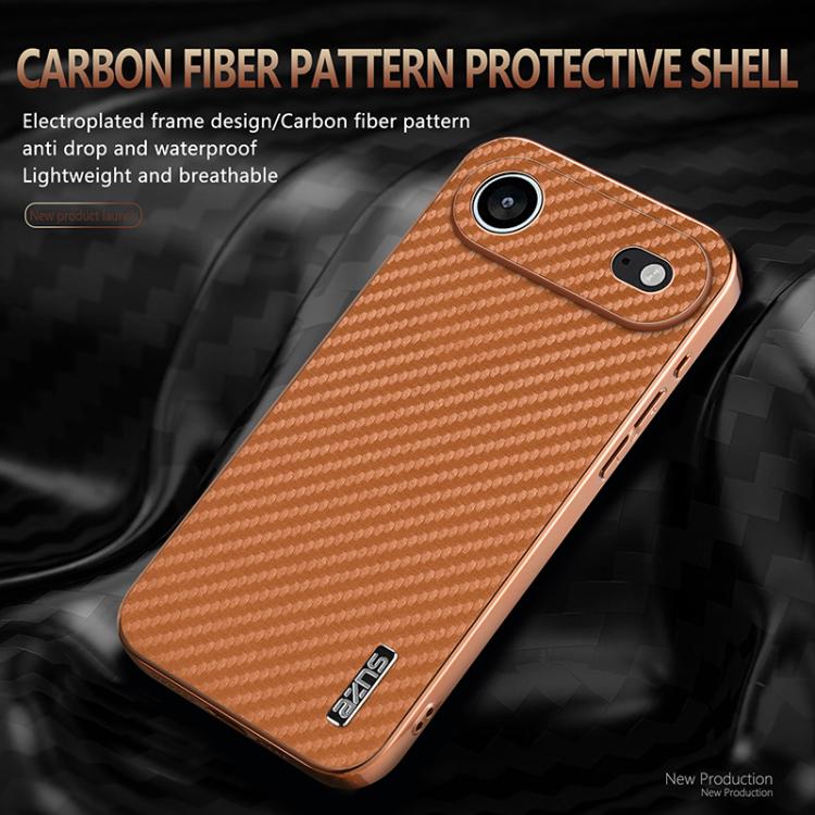AZNS Apple iPhone Carbon Fiber Texture Phone Case