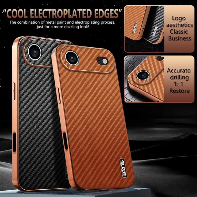 AZNS Apple iPhone Carbon Fiber Texture Phone Case