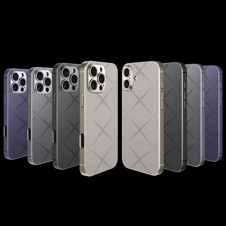 GKK Apple iPhone 16 Asterism Leather Phone Case