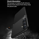 Classic Tilt Strip Grain Magnetic PC Hybrid TPU Phone Case, For Samsung Galaxy A16 4G, For Samsung Galaxy A06 4G
