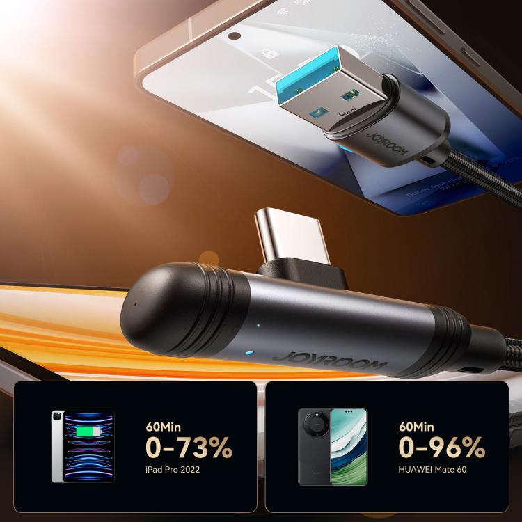 JOYROOM USB to Type-C 90 Degree Fast Charging Cable