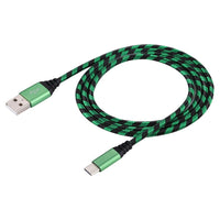 Nylon Weave Charging Cable USB to USB-C / Type-C