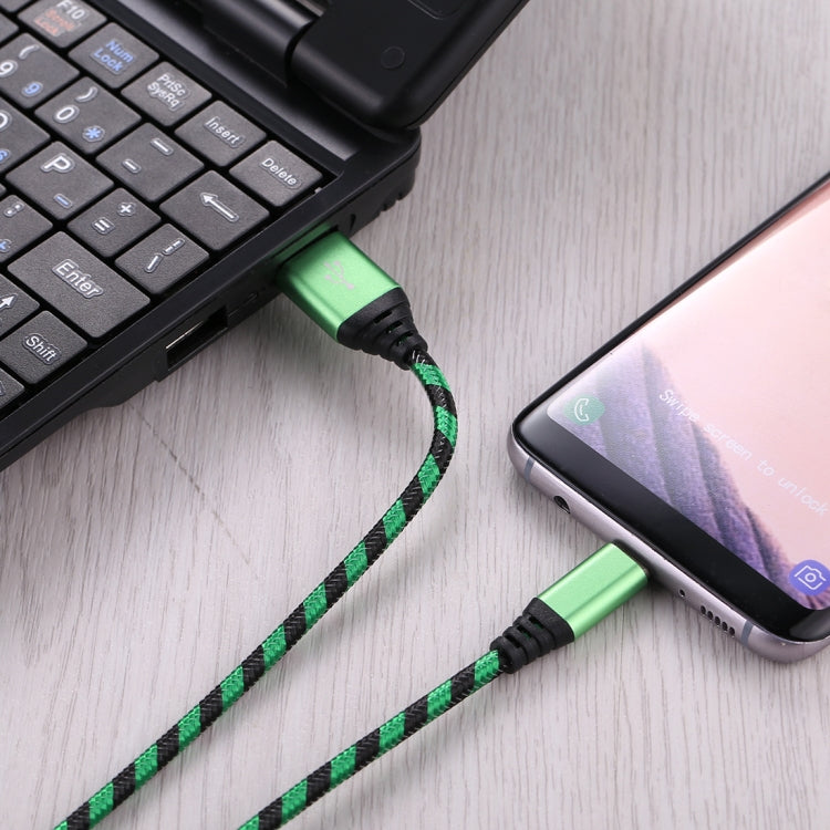 Nylon Weave Charging Cable USB to USB-C / Type-C