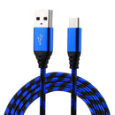 Nylon Weave Charging Cable USB to USB-C / Type-C