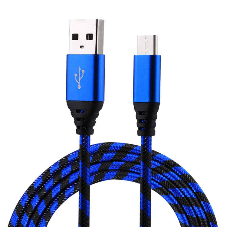 Nylon Weave Charging Cable USB to USB-C / Type-C