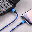 Nylon Weave Charging Cable USB to USB-C / Type-C