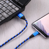 Nylon Weave Charging Cable USB to USB-C / Type-C