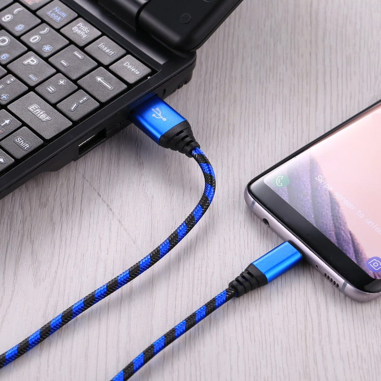 Nylon Weave Charging Cable USB to USB-C / Type-C