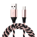 Nylon Weave Charging Cable USB to USB-C / Type-C