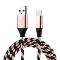 Nylon Weave Charging Cable USB to USB-C / Type-C