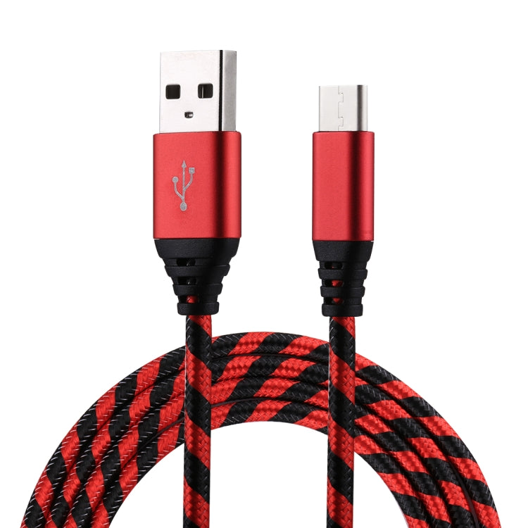 Nylon Weave Charging Cable USB to USB-C / Type-C