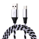 Nylon Weave Charging Cable USB to USB-C / Type-C