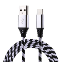 Nylon Weave Charging Cable USB to USB-C / Type-C