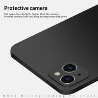 MOFI Apple iPhone 15 Frosted PC Ultra-thin Phone Case