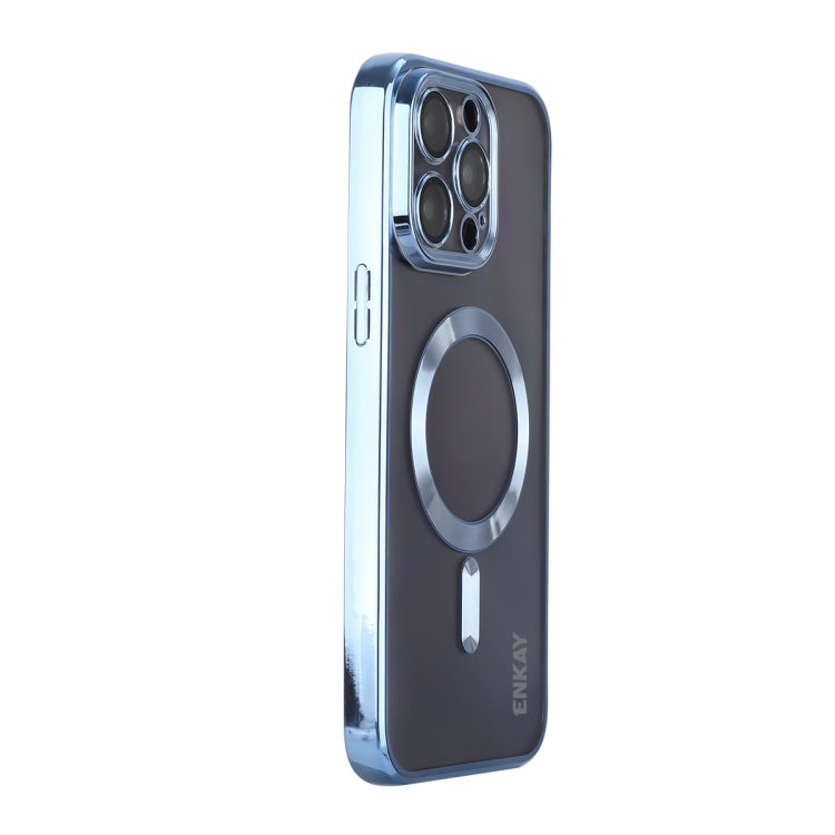 ENKAY Apple iPhone 15 Shockproof Magsafe Clear Phone Case