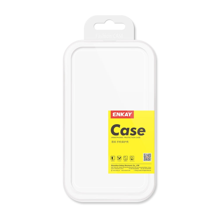 ENKAY Apple iPhone 15 Shockproof Magsafe Clear Phone Case