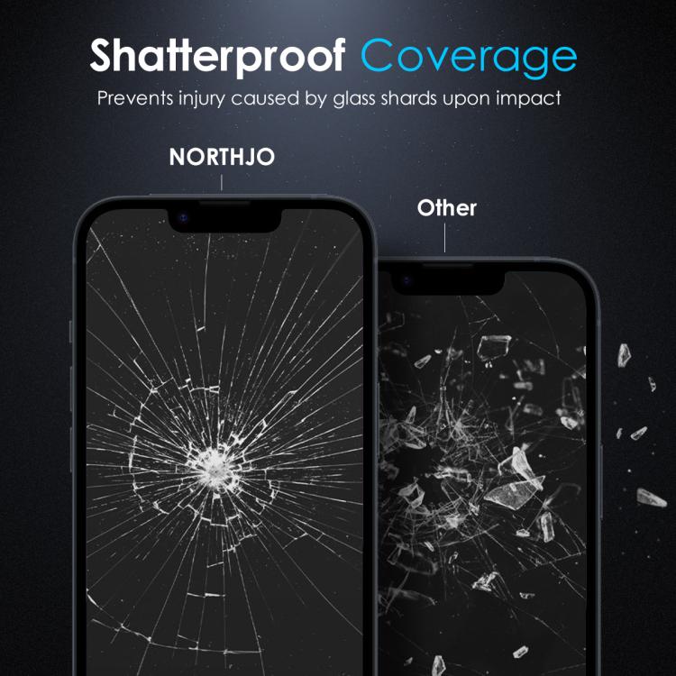 NORTHJO Apple iPhone Tempered Glass Privacy Screen Protector