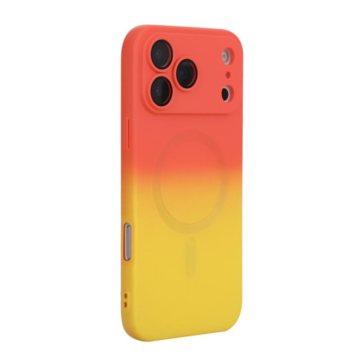 ENKAY Apple iPhone MagSafe Rainbow Gradient Silicone Phone Case