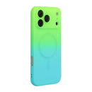 ENKAY Apple iPhone MagSafe Rainbow Gradient Silicone Phone Case