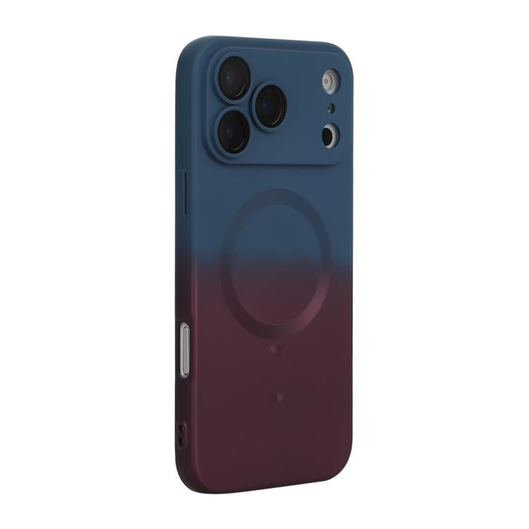 ENKAY Apple iPhone MagSafe Rainbow Gradient Silicone Phone Case