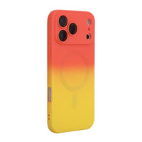 ENKAY Apple iPhone MagSafe Rainbow Gradient Silicone Phone Case