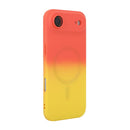 ENKAY Apple iPhone MagSafe Rainbow Gradient Silicone Phone Case