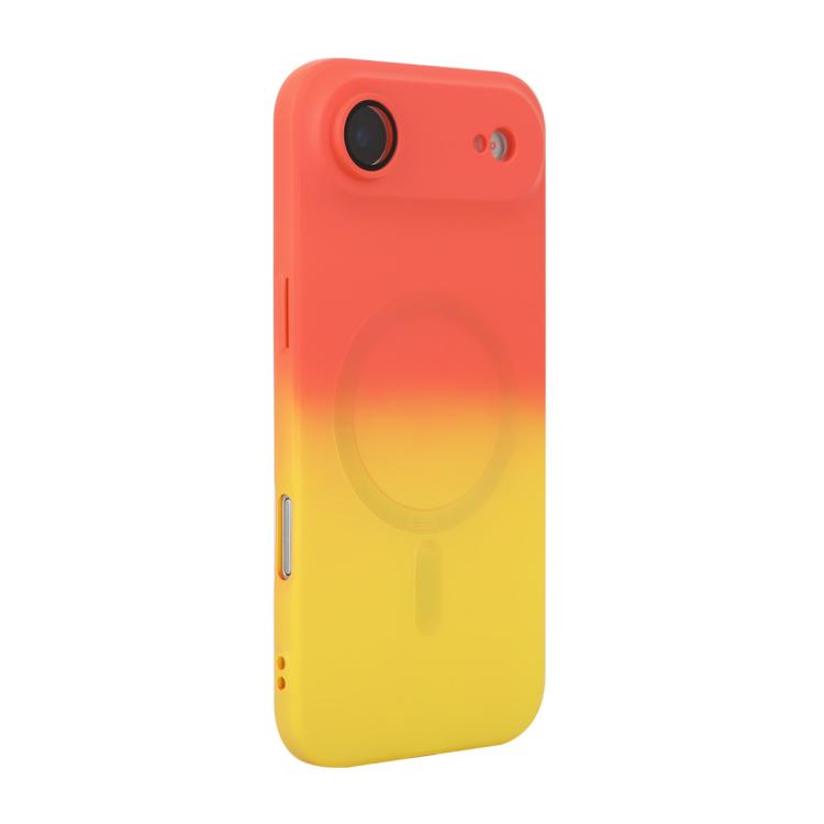 ENKAY Apple iPhone MagSafe Rainbow Gradient Silicone Phone Case