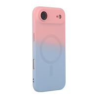 ENKAY Apple iPhone MagSafe Rainbow Gradient Silicone Phone Case