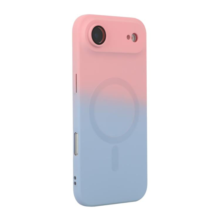 ENKAY Apple iPhone MagSafe Rainbow Gradient Silicone Phone Case