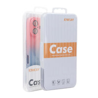 ENKAY Apple iPhone MagSafe Rainbow Gradient Silicone Phone Case