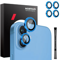 NORTHJO Apple iPhone 2 Sets Metal Camera Lens Protector 4pcs