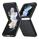 JUNSUNMAY Samsung Galaxy Z Flip Leather Texture Phone Case