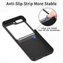 JUNSUNMAY Samsung Galaxy Z Flip Leather Texture Phone Case