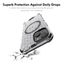 ENKAY Hat-Prince Honeycomb MagSafe Shockproof Phone Case with Large Arc Edge Film, For iPhone 14 Plus, For iPhone 14, For iPhone 14 Pro, For iPhone 14 Pro Max