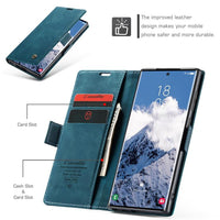 CaseMe Samsung Galaxy Leather Wallet Phone Case