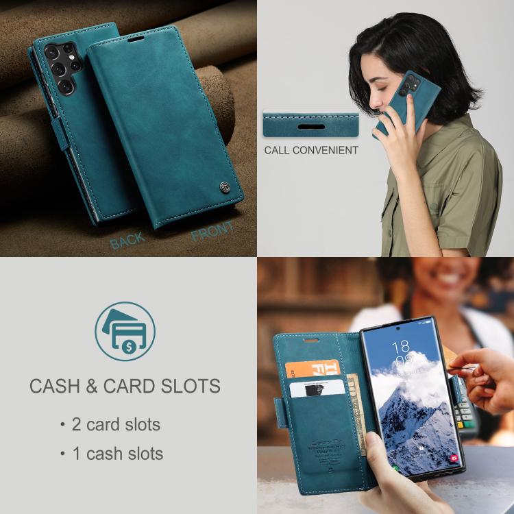CaseMe Samsung Galaxy Leather Wallet Phone Case