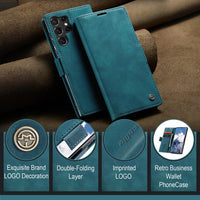 CaseMe Samsung Galaxy Leather Wallet Phone Case