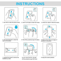 NORTHJO Samsung Galaxy Tempered Glass Screen Protector